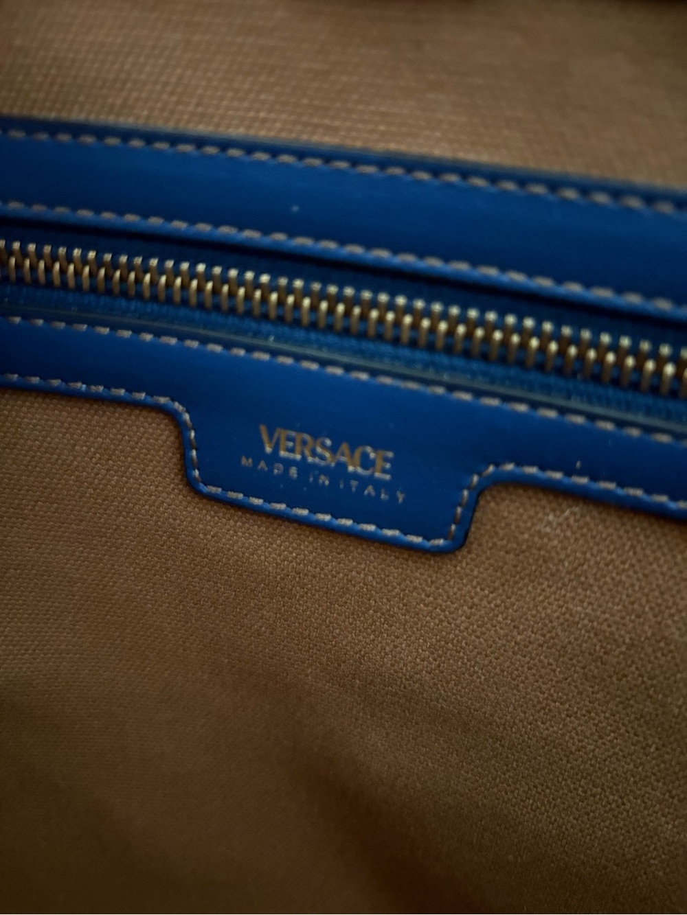 Versace La Medusa Denim Tote - Picture 8 of 14